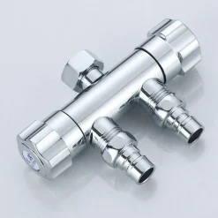 Doppelkopf-Gartenwasserhahn - Wasserstation mit zwei Wasserhähnen für den Außenbereich