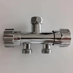 Doppelkopf-Gartenwasserhahn - Wasserstation mit zwei Wasserhähnen für den Außenbereich