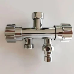 Doppelkopf-Gartenwasserhahn - Wasserstation mit zwei Wasserhähnen für den Außenbereich