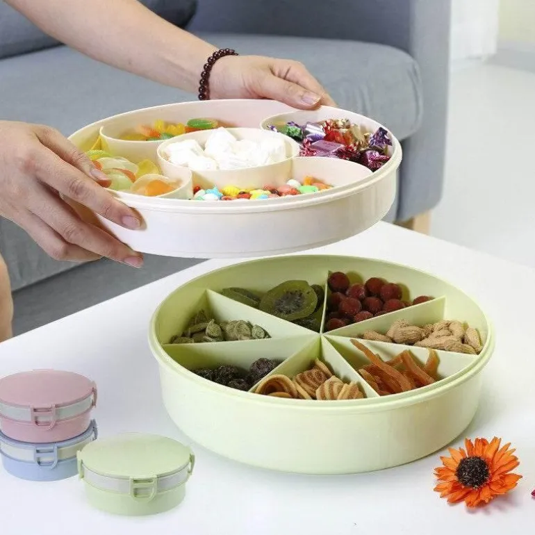 Doppellagige Snackbox - Vorratsbehälter für Lebensmittel