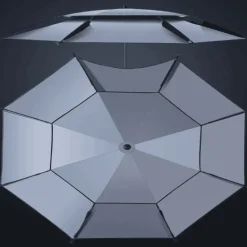 Doppellagiger Angelschirm – Outdoor-Überdachung zum Angeln und Camping