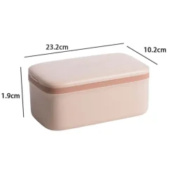 Doppelschichtige Eiswürfelschale – Silikon-Eisform und Aufbewahrungsbox