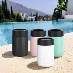 Doppelschichtiger Flaschenkühler aus Edelstahl – Premium isolierter Getränkehalter