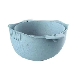 Doppelschichtiges Küchensieb - Multifunktionaler Abtropfkorb