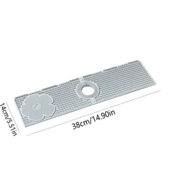 Doppelseitige Arbeitsplattenmatte - Spritzschutz für den Wasserhahn