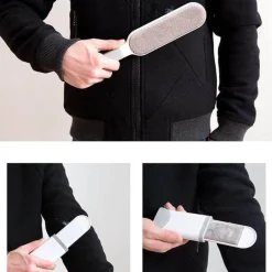 Doppelseitige Bürste zur Entfernung von Tierhaaren – wiederverwendbares Staubwerkzeug