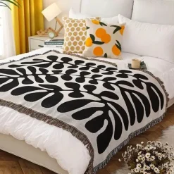 Doppelseitige ethnische Wandteppichdecke - Wohndekor-Sofabezug