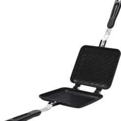 Doppelseitige Sandwichmaker-Pfanne mit Antihaftbeschichtung – Vielseitige Grillplatte für einfache Sandwiches