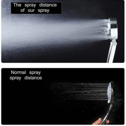 Doppelseitiger Hochdruck-Duschkopf – Seifenspender-Design