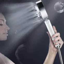 Doppelseitiger Hochdruck-Duschkopf – Seifenspender-Design