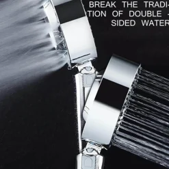 Doppelseitiger Hochdruck-Duschkopf – Seifenspender-Design