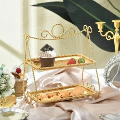 Doppelstöckiger Tortenständer - Eleganter Dessertständer