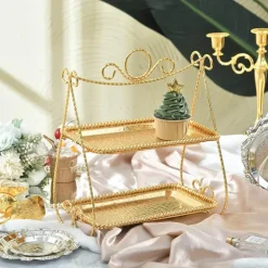 Doppelstöckiger Tortenständer - Eleganter Dessertständer