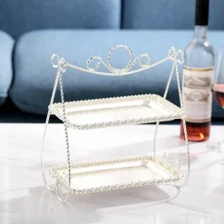 Doppelstöckiger Tortenständer - Eleganter Dessertständer