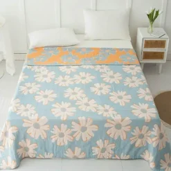 Doppelte Baumwolldecke - Weiche, atmungsaktive Bettdecke