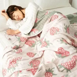 Doppelte Baumwolldecke - Weiche, atmungsaktive Bettdecke