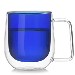 Doppelwandiges mehrfarbiges Weinglas-Set – Stilvolle Cocktailbecher