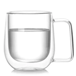 Doppelwandiges mehrfarbiges Weinglas-Set – Stilvolle Cocktailbecher