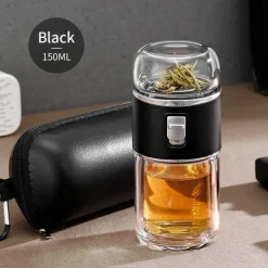 Doppelwandiges Tee-Ei aus Glas – vielseitige Thermoskanne für heiße und kalte Getränke