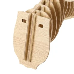 3D-Puzzle aus Holz mit Hirschkopf – dekorative Wandkunst für die Inneneinrichtung
