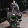 Drachenschädel LED Räuchergefäß - Gothic Home Decor Aromatherapie Diffusor