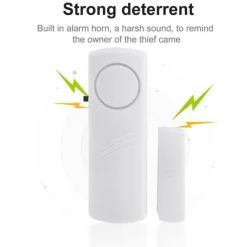 Drahtloser Alarm mit magnetischem Bewegungssensor – Sicherheitssystem für Zuhause