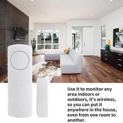 Drahtloser Alarm mit magnetischem Bewegungssensor – Sicherheitssystem für Zuhause