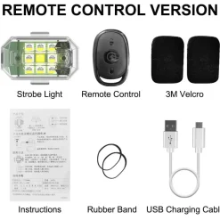 Drahtloser Blinker mit Fernbedienung - Antikollisions-Sicherheitslicht