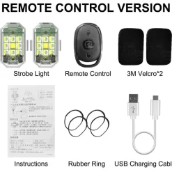 Drahtloser Blinker mit Fernbedienung - Antikollisions-Sicherheitslicht