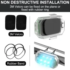 Drahtloser Blinker mit Fernbedienung - Antikollisions-Sicherheitslicht