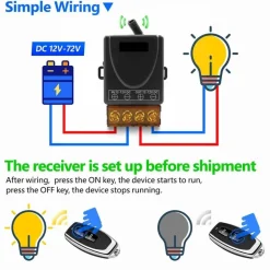 Drahtloser Relaisschalter - Smart Home Automation Fernbedienungsmodul