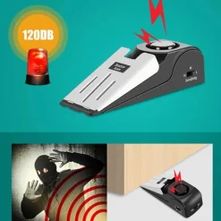 Drahtloser Türstopper-Alarm - Tragbares Sicherheitsgerät