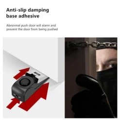 Drahtloser Türstopper-Alarm - Tragbares Sicherheitsgerät