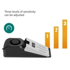 Drahtloser Türstopper-Alarm - Tragbares Sicherheitsgerät