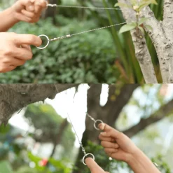 Drahtsäge aus Edelstahl – Camping-Überlebenswerkzeug