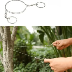 Drahtsäge aus Edelstahl – Camping-Überlebenswerkzeug