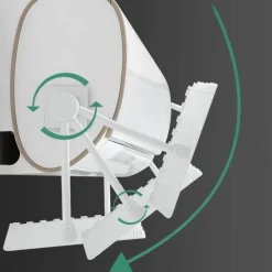 Drehbare Lüftungsabdeckung für Klimaanlagen – einziehbares Design