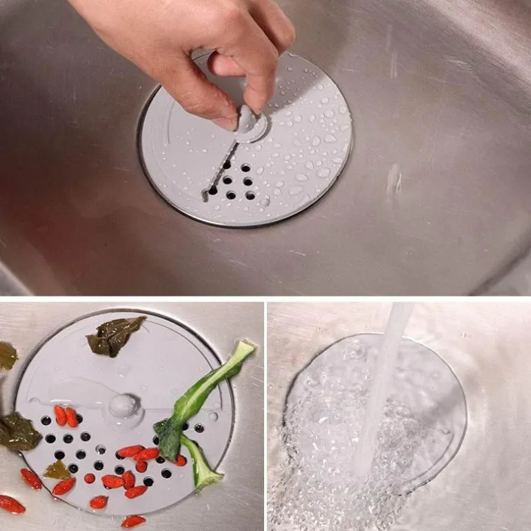 Drehbarer Abflussfilter gegen Verstopfung – effektive Lösung zum Stoppen von Wasser