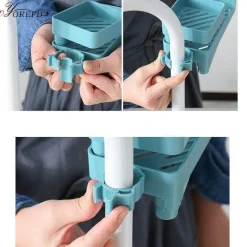 Drehbarer Abfluss-Organizer für die Küchenspüle – mehrschichtige Aufbewahrungslösung