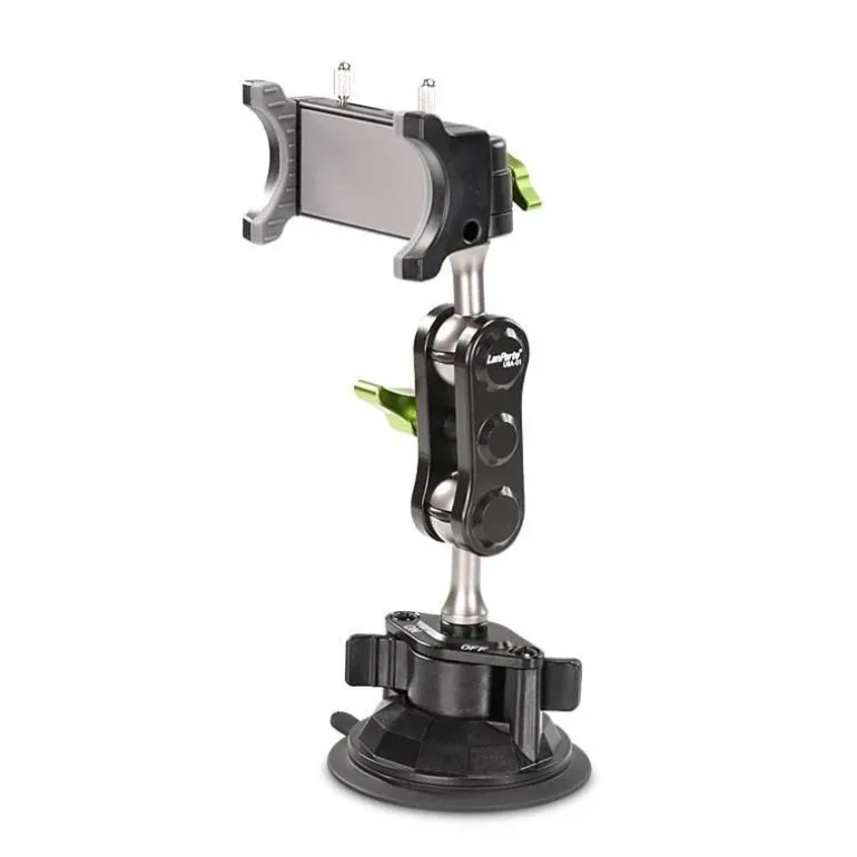 Drehbarer Autotelefonhalter mit langem Arm - Federsichere Universalhalterung