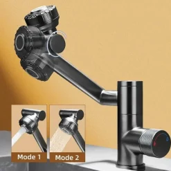 Drehbarer Badezimmerhahn – Japanisches Design mit Digitalanzeige