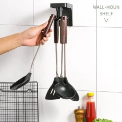 Drehbarer, einziehbarer Küchenaufhänger – platzsparender Koch-Organizer