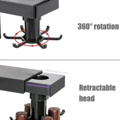 Drehbarer, einziehbarer Küchenaufhänger – platzsparender Koch-Organizer