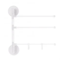 Drehbarer Handtuchhalter zur Wandmontage – Mehrschichtiger Badezimmer-Organizer