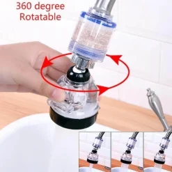 Drehbarer Wasserhahnfilter - Multifunktionaler Sprühhahnaufsatz