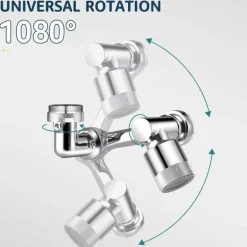 Drehbarer Wasserhahn-Verlängerer - Wassersparendes Zubehör