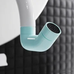 Drehbarer Wasserhahn-Verlängerer mit Spritzschutz – Universal-Spülbeckenaufsatz