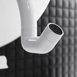 Drehbarer Wasserhahn-Verlängerer mit Spritzschutz – Universal-Spülbeckenaufsatz