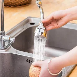 Drehbarer, wassersparender Wasserhahnkopf – 360 Grad schwenkbarer Wasserhahnaufsatz