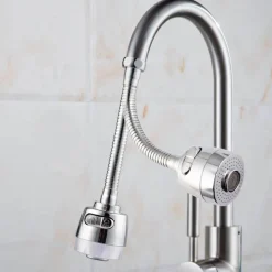 Drehbarer, wassersparender Wasserhahnkopf – 360 Grad schwenkbarer Wasserhahnaufsatz